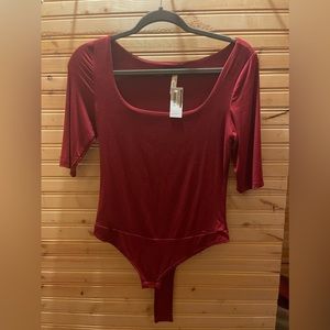 NEW - NEVER WORN!! Red Body Suit.